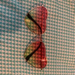 Vintage heart glasses